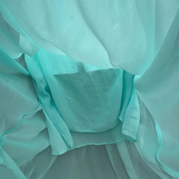 Maje Rutabaga Menthe Chiffon Maxi dress, size “2”  (6/8 fits large) - Picture 10 of 14